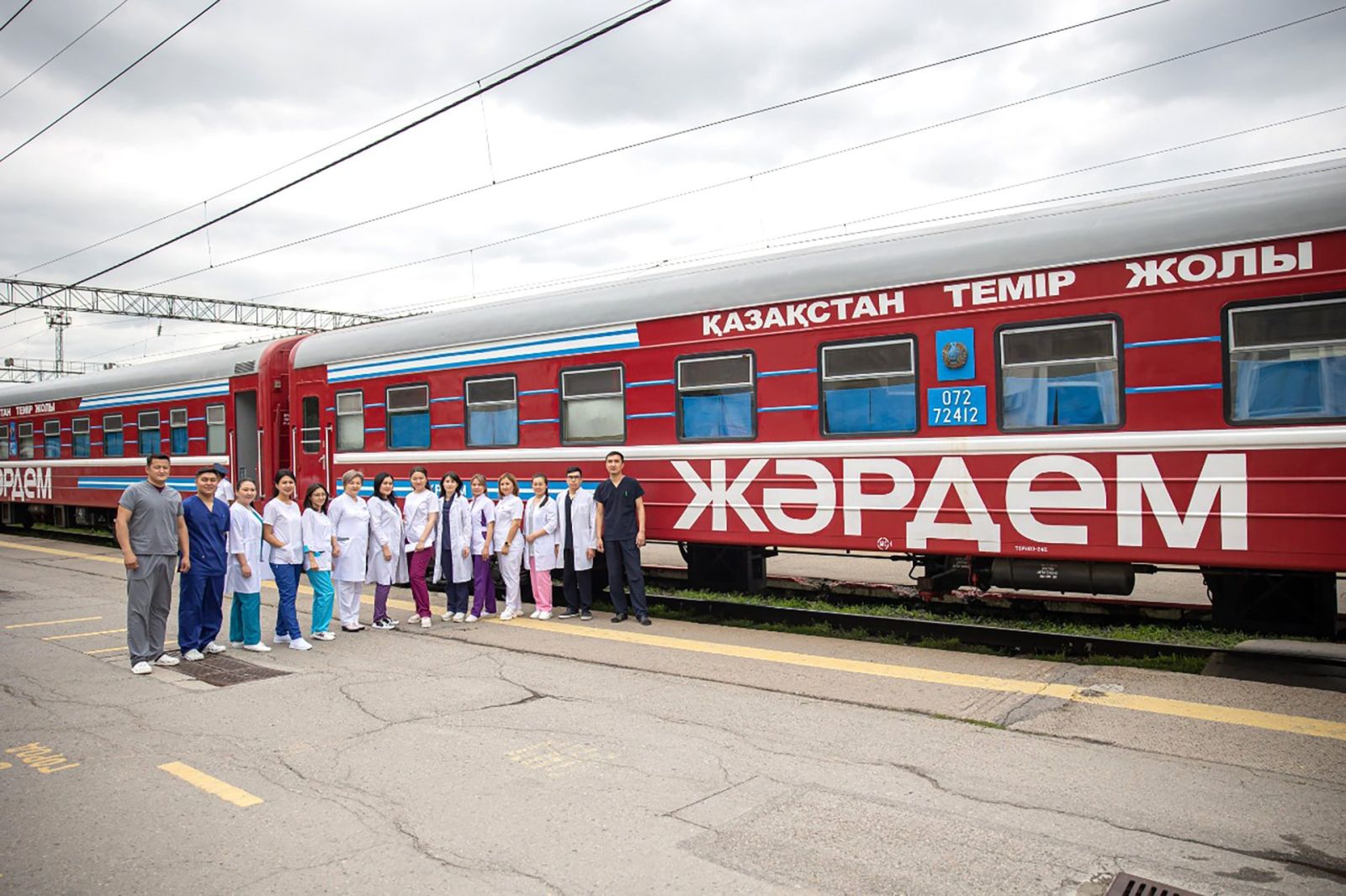 Медпойыздар еліміздің 147 станцияны аралайды