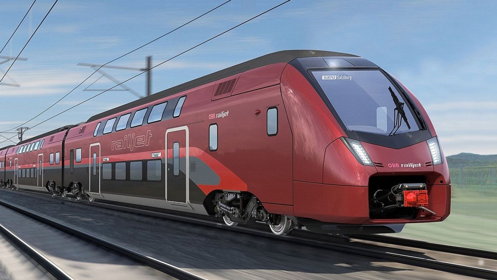 Австрия жолдарында екі қабатты Railjet пойыздары жүретін болды