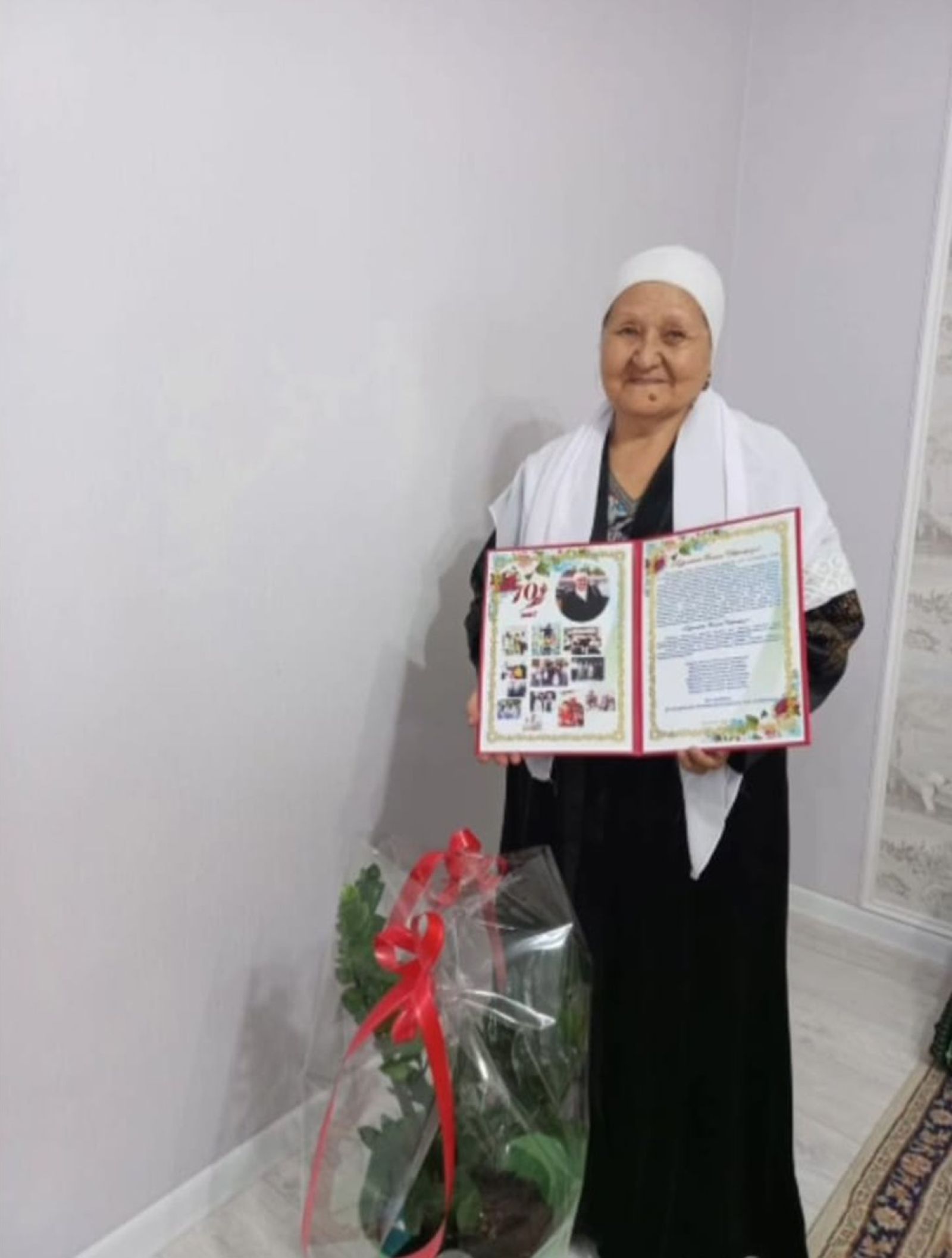 Қос ардагерге құрмет көрсетілді