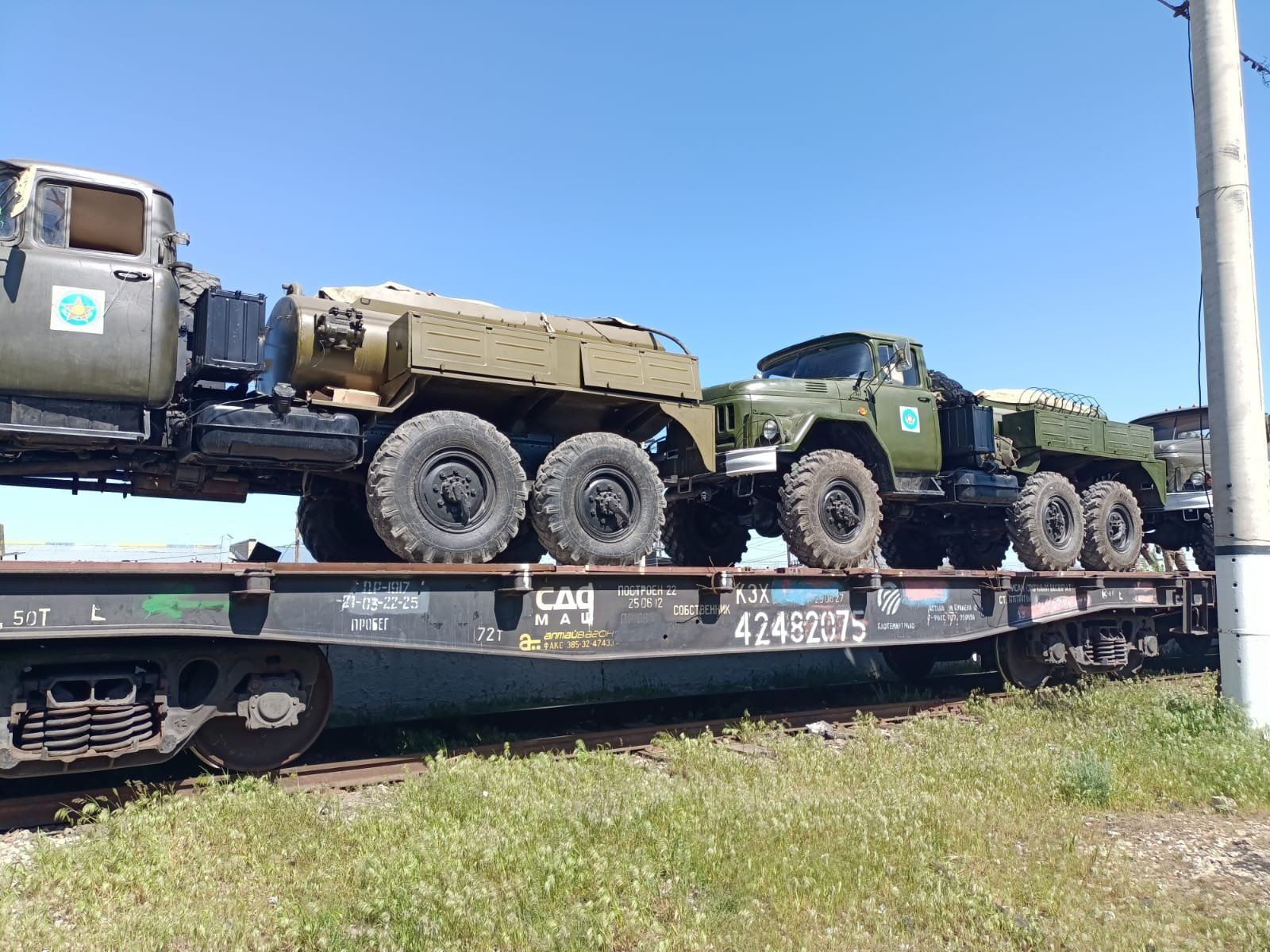 Жамбылдық теміржолшылар су басқан өңірлерге тағы да техника жіберді