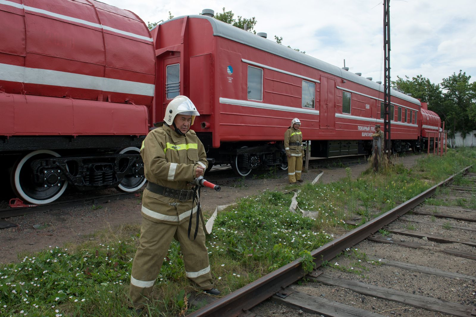 Противопожарную защиту усилили в пожароопасный период в Карагандинском отделении ГП