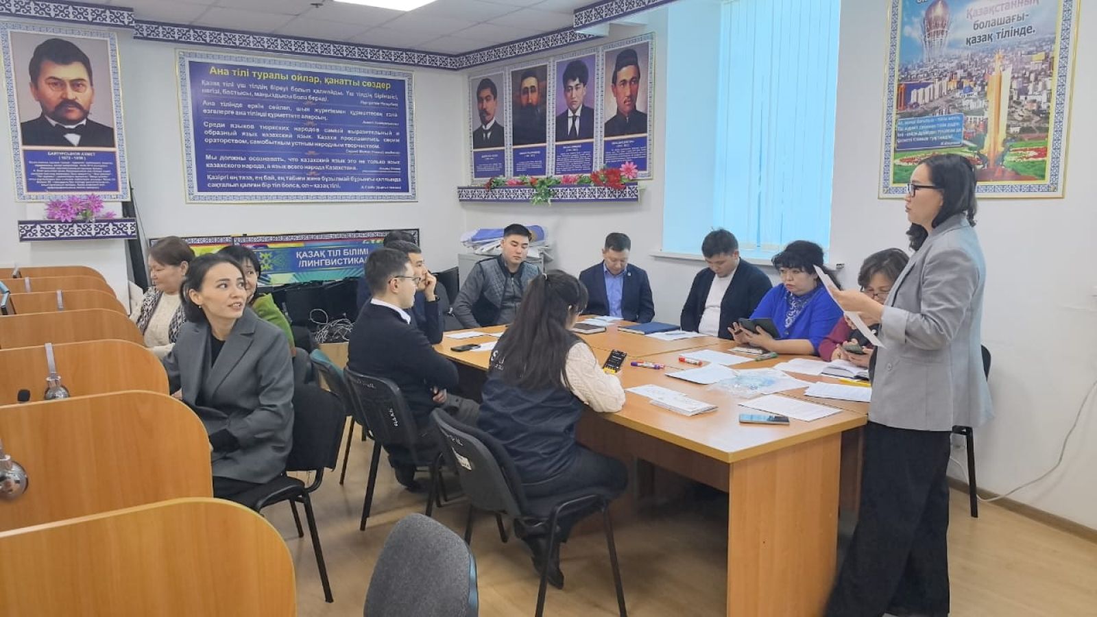 ҚТЖ-дағы сөйлеу клубы Қадыр Мырза Әліні еске алды