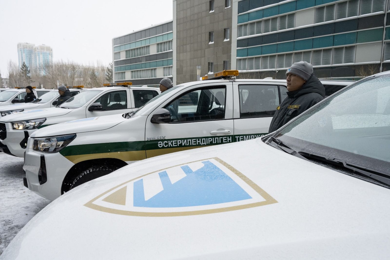 Көлік қауіпсіздігін қамтамасыз етуге арналған жаңа  техника табысталды