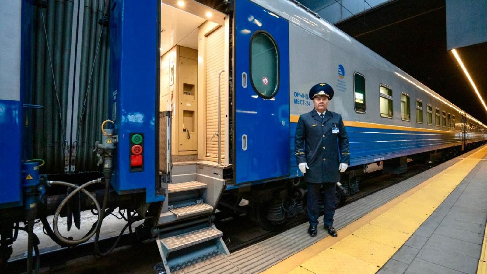 АО «Пассажирские перевозки» запустило новые вагоны RWS Wagon серии «45» на маршруте Астана – Омск