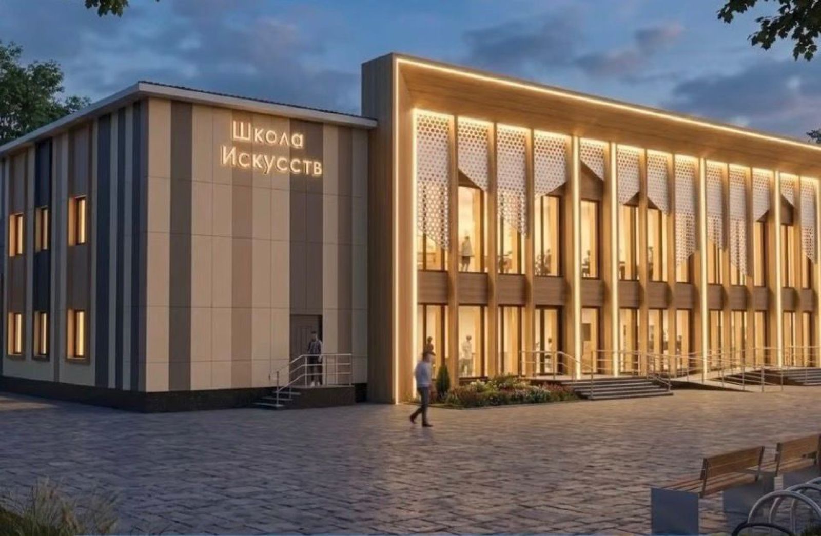 Дворец творчества школьников строят КТЖ и Wabtec в Кызылординской области