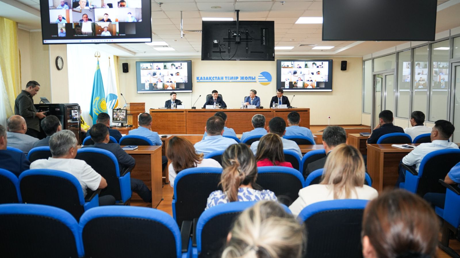 В КТЖ обсудили реализацию концепции «Закон и порядок» в грузовых перевозках
