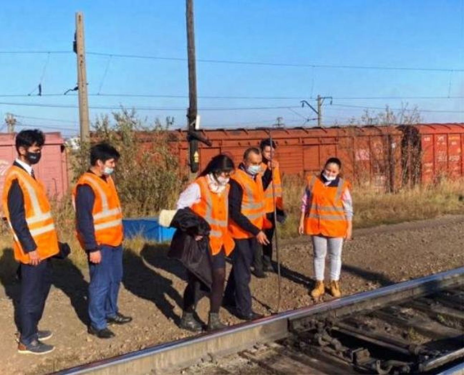 Для стажеров в КТЖ провели экскурсию по станции Нур-Султан