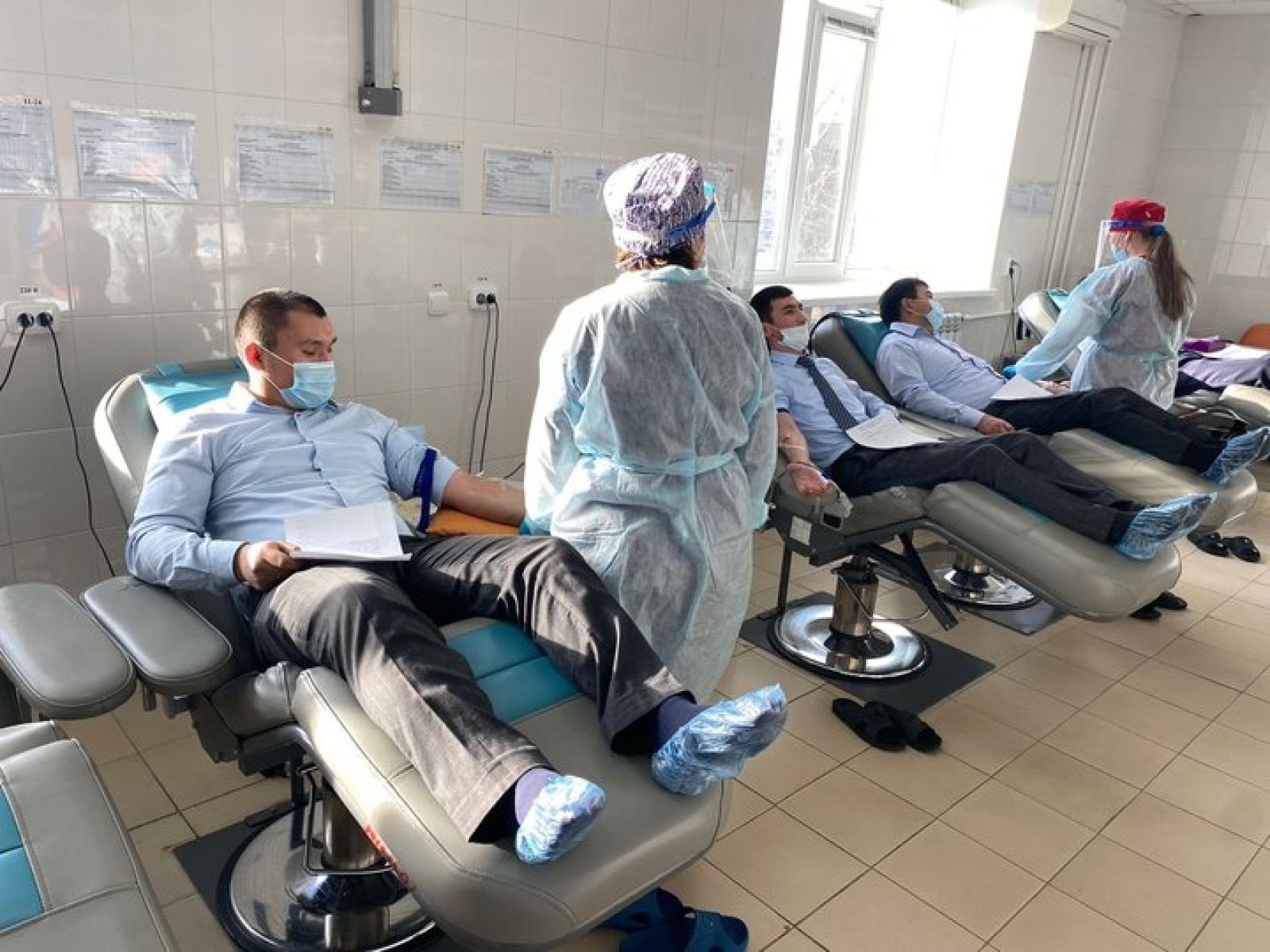 Ақтөбелік теміржолшылар бір күнде 15 литр қан тапсырды