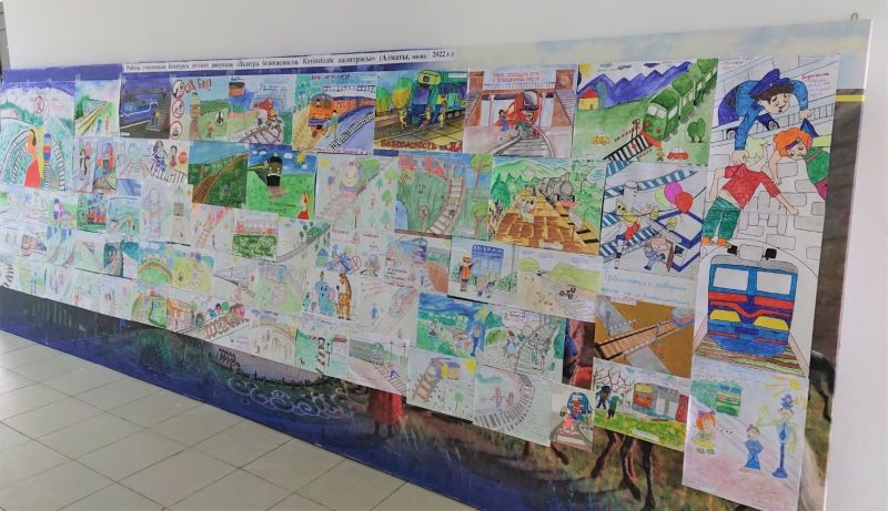 Дети рисуют железную дорогу: определены победители конкурса детских рисунков