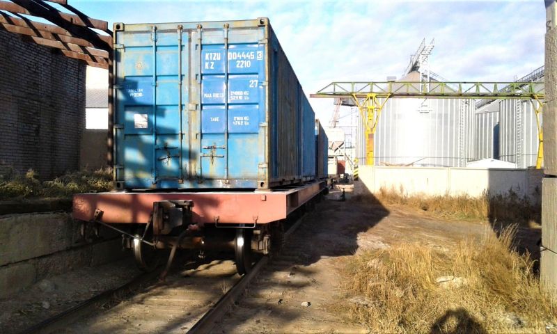 Объемы контейнерных перевозок в Костанайском регионе рекордно растут