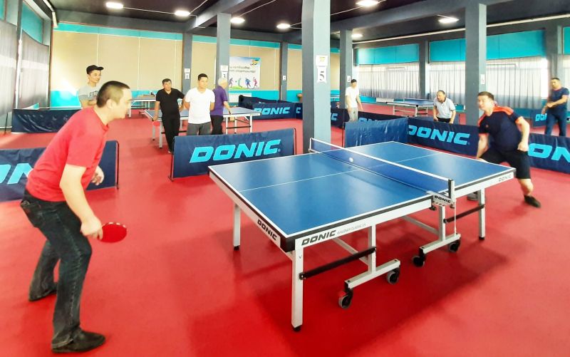 Үстел теннисінен жарыс өтті