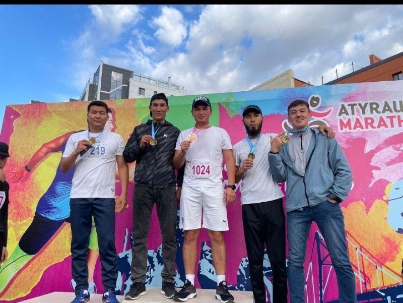 Железнодорожники приняли участие в «Atyrau Marathon 2022»