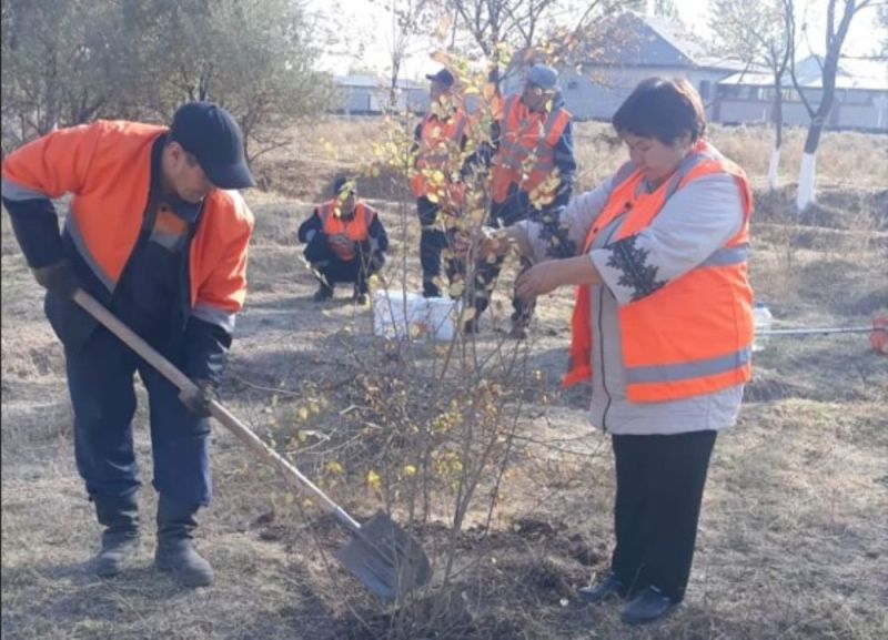 Теміржолшылар көшесінде сенбілік өтті