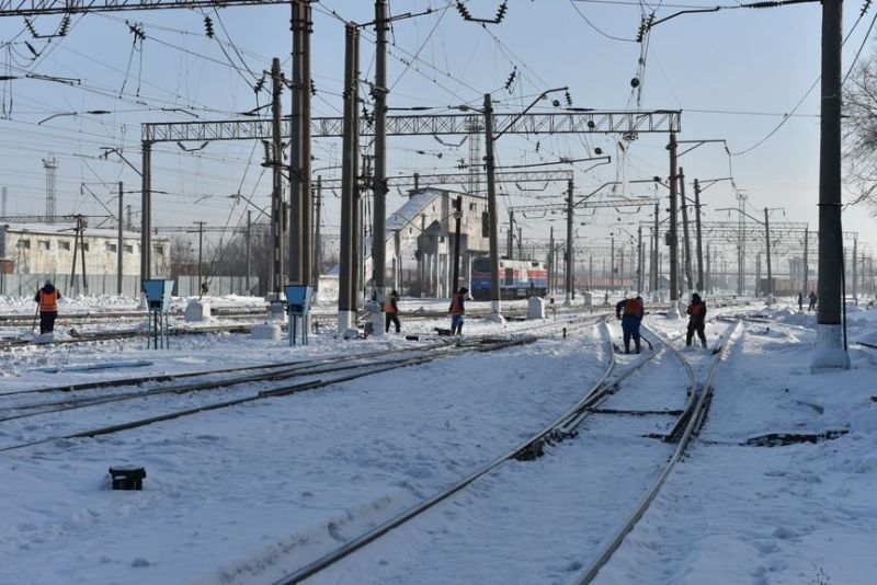Акмолинские железнодорожники завершают приготовления к работе зимой