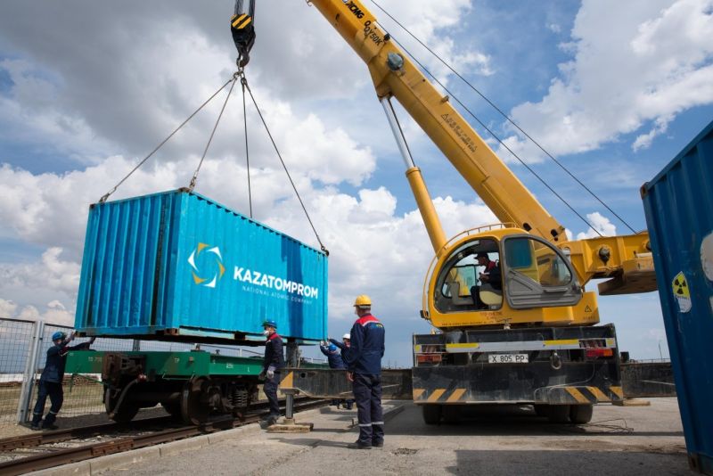 Қазатомөнеркәсіп Транскаспий дәлізі арқылы өз өнімін Канадаға жеткізді
