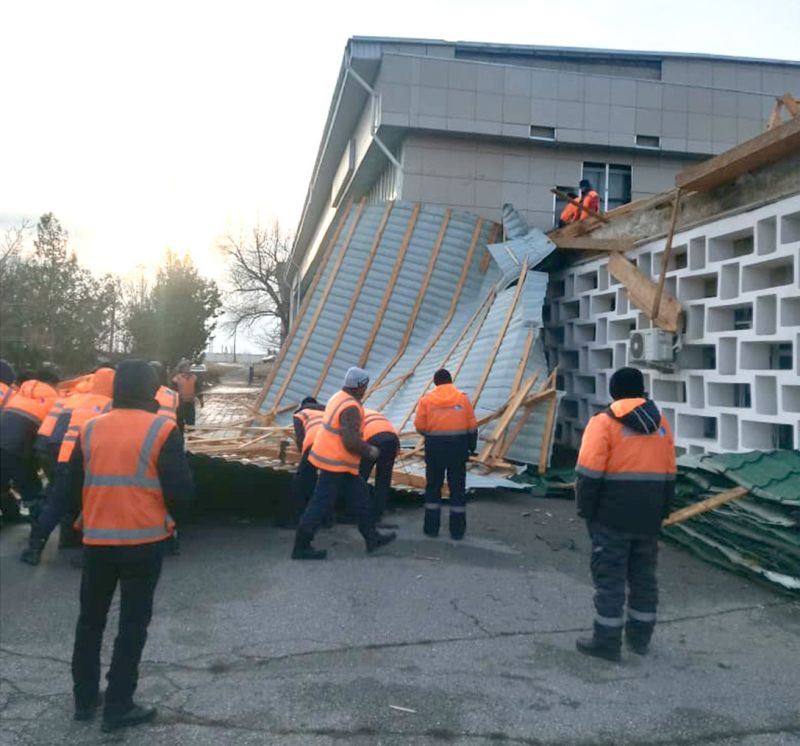 Жамбыл облысында дауылдан кейінгі қалпына келтіру жұмыстары жүріп жатыр