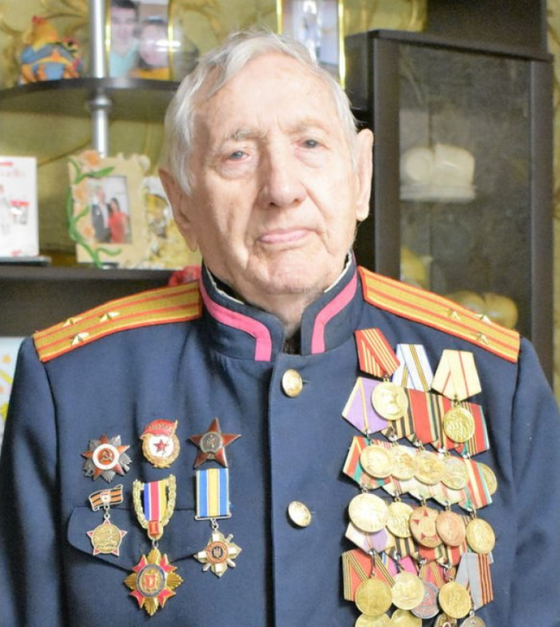 Ветеран ВОВ Борис Шолубай отметил свой 99-й день рождения