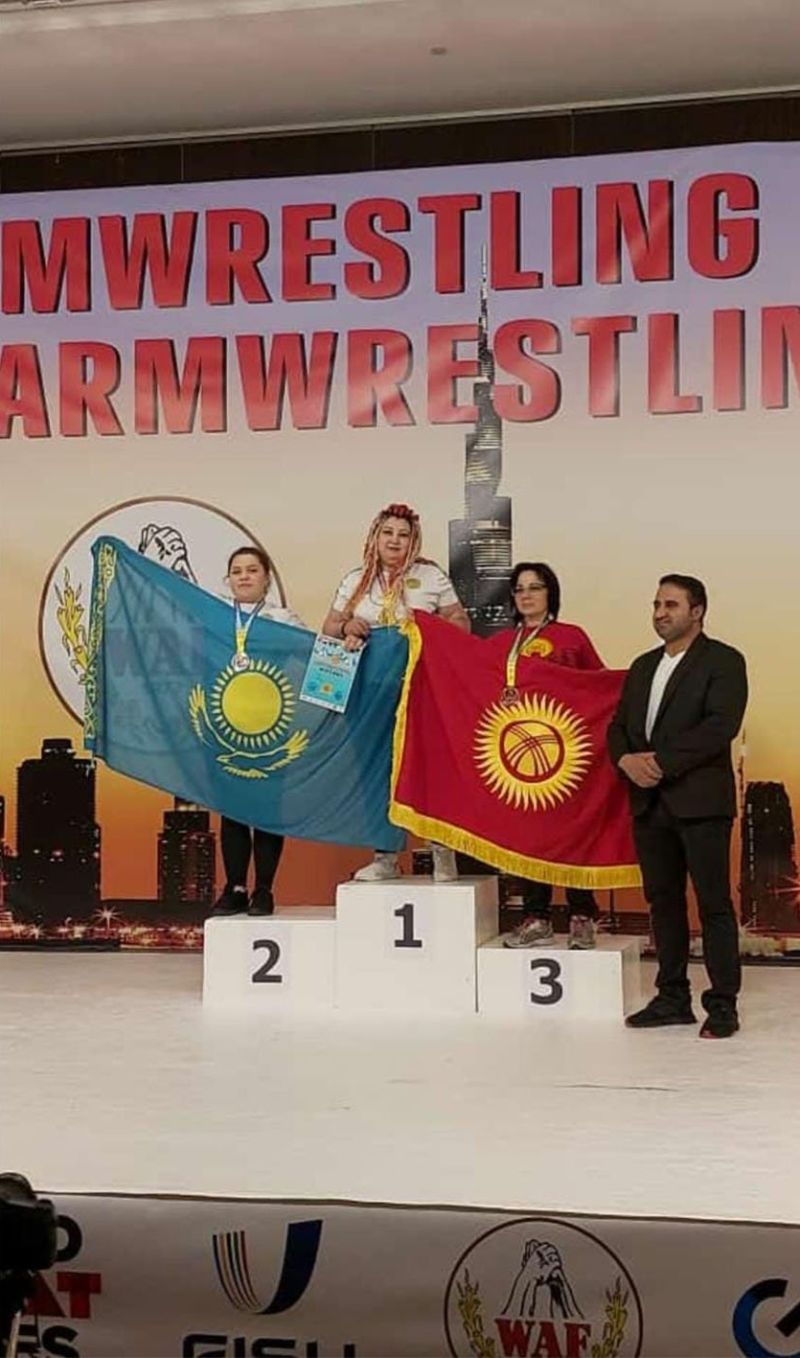 Железнодорожница из Астаны стала чемпионкой Азии по армрестлингу