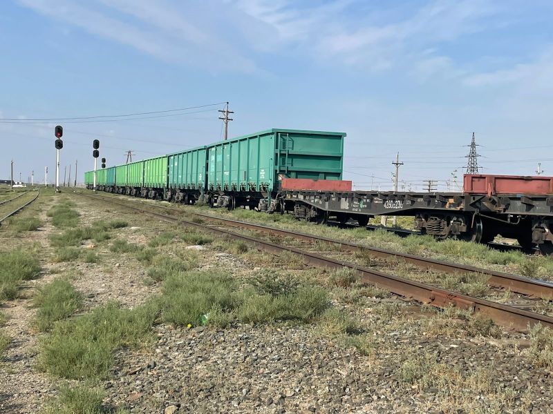 Аққыстау станциясында жеті айда 5,8 мың вагон жүк түсірілді