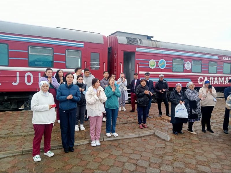 Поликлиника на колесах завершает работу в Актюбинской области