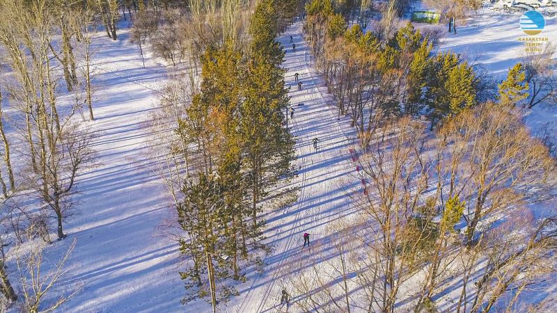 Спортивный сезон в КТЖ закрыли лыжней