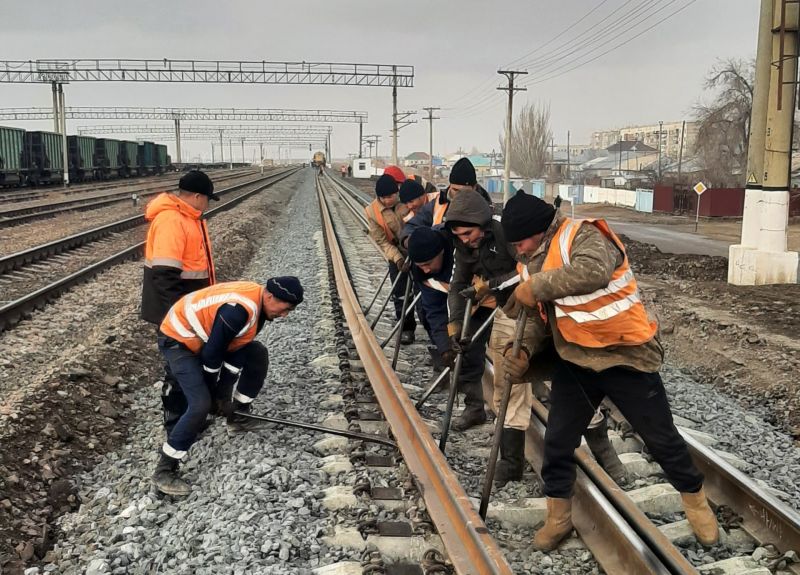 Қызылордада теміржол сапасы артып келеді