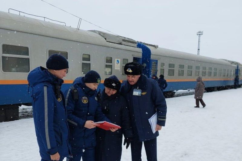 Ақтөбе станциясында полиция күшейтілген жұмыс кестесіне көшті
