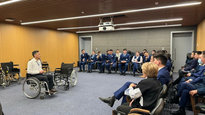 Мүгедектігі бар жолаушылармен жұмыс істеу тренингі өтті
