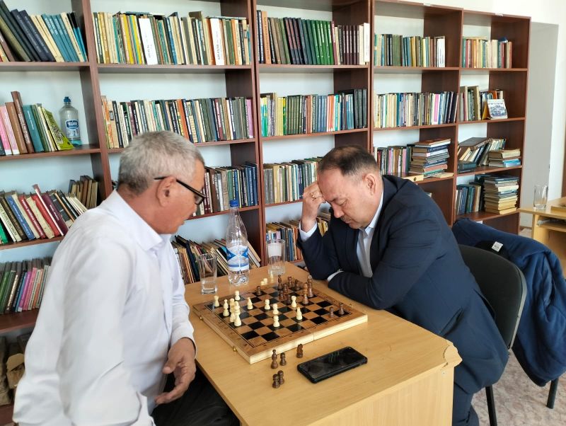 Атыраулық теміржолшылар арасында шахматтан жарыс өтті