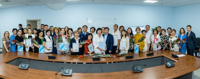 Около 940 отраслевых наград вручили работникам ТОО «КТЖ – Грузовые перевозки»