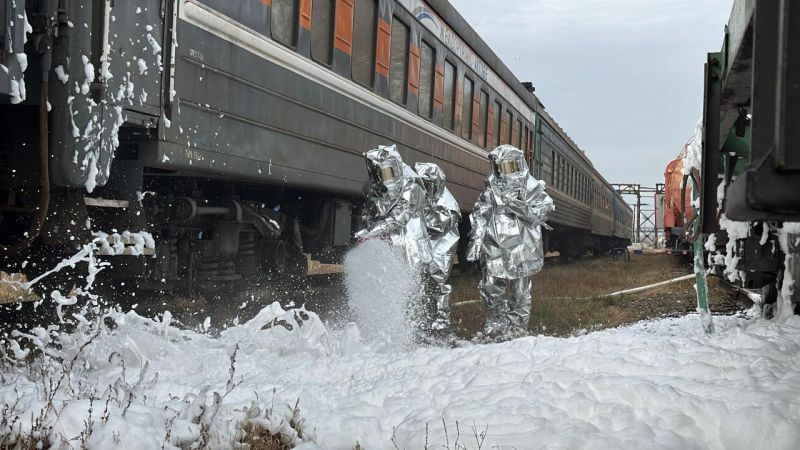 Теміржолда «авариялық» жағдайдың алды алынды