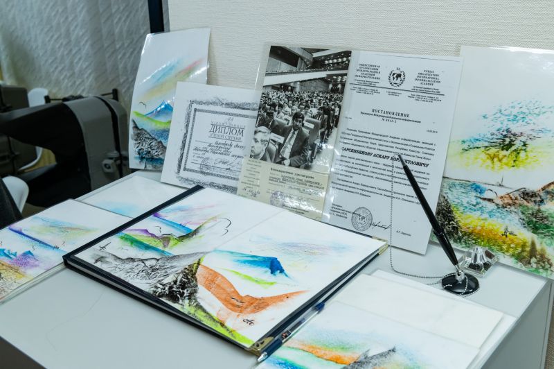 Вечер памяти почетного железнодорожника и художника прошел в КТЖ