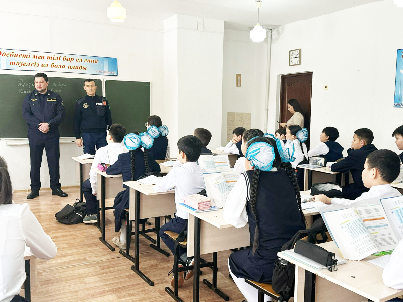 Жасөспірімдерге теміржолдың қауіп-қатері түсіндірілді