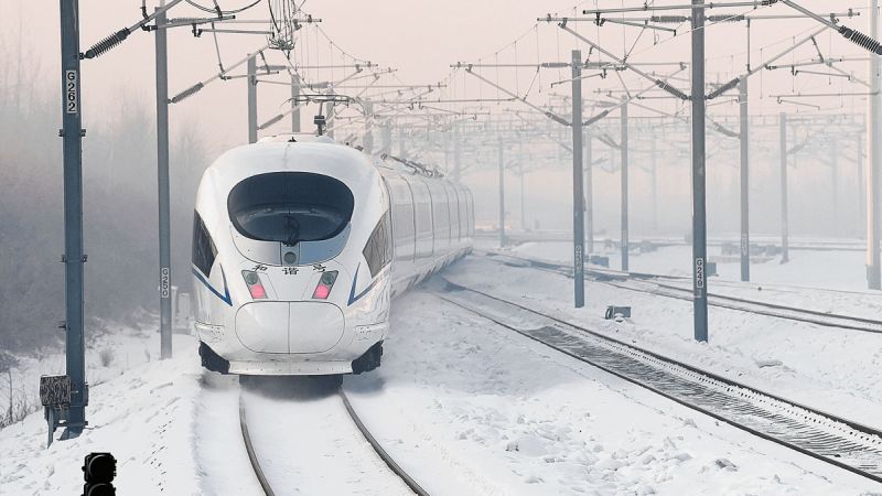 Қытай темір жолдары 2025 жылдың қаңтарында 369 млн жолаушы тасымалдаған