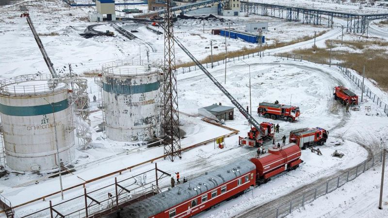 На двух горно-обогатительных комбинатах потушили условные пожары в Акмолинской области
