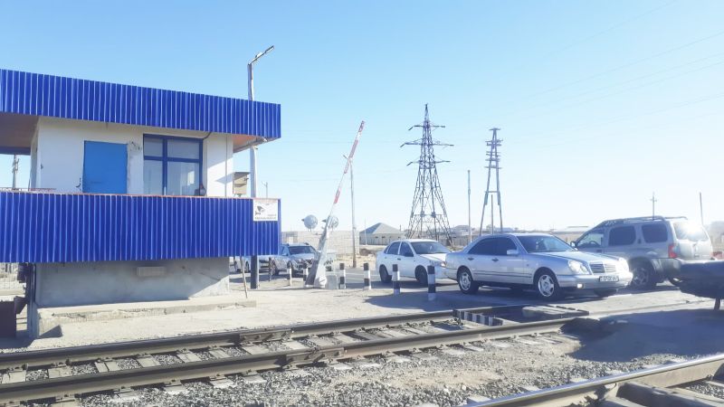 Теміржол өткелінде қауіпсіздік шаралары түсіндірілді