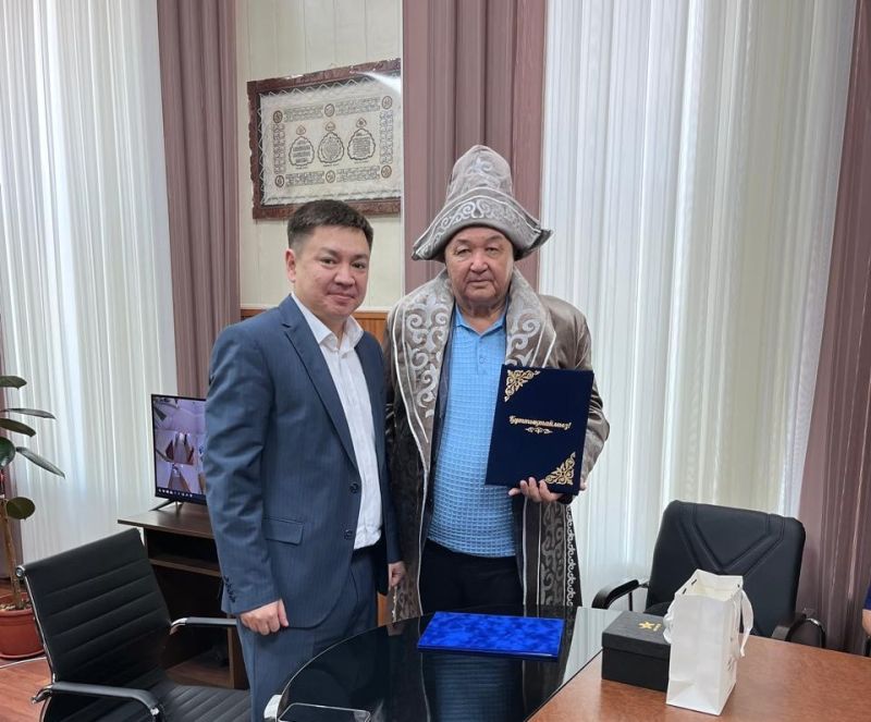 Теміржол ардагері құрметке бөленді