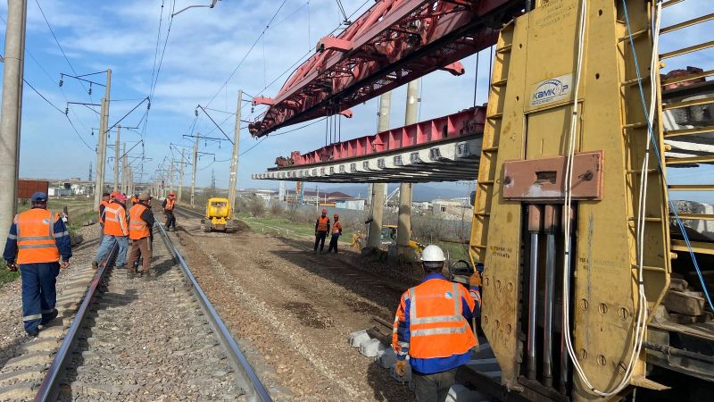 Почти 80 км железнодорожного полотна обновило ТОО «Теміржол жөндеу»