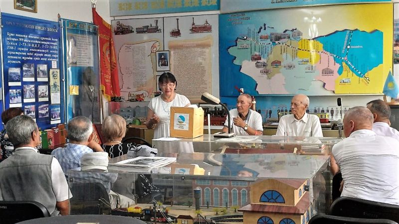 Уральские ветераны-железнодорожники получили помощь на 7,6 млн тенге