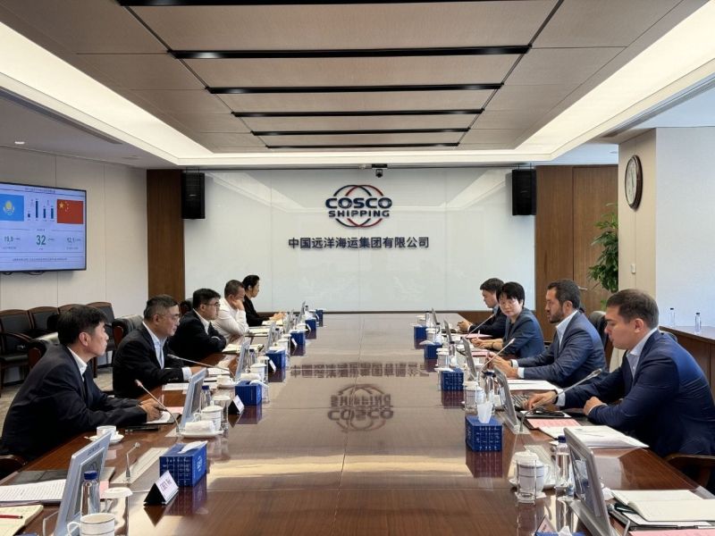 ҚТЖ мен China COSCO   Shipping стратегиялық ынтымақтастықты кеңейтуде