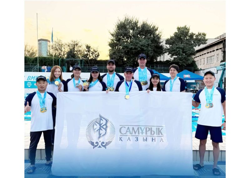 Команда KTZ Express завоевала шесть медалей на VII чемпионате Казахстана по плаванию в категории Masters