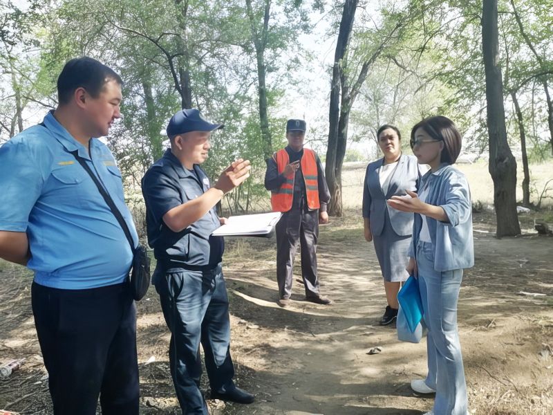Жіңішке станциясында қауіпсіздік айлығы өтті