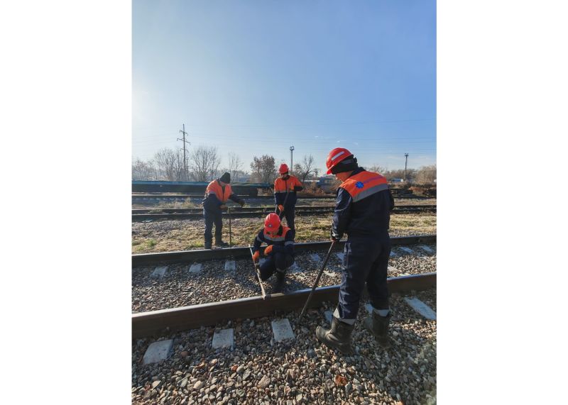 АО «Кедентранссервис» обновило 19 км железнодорожных путей в 2025 году