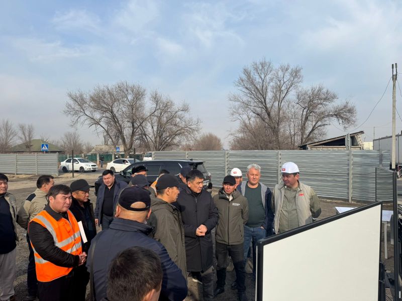 Руководство КТЖ проинспектировало ход строительства обводной железнодорожной линии вокруг Алматы