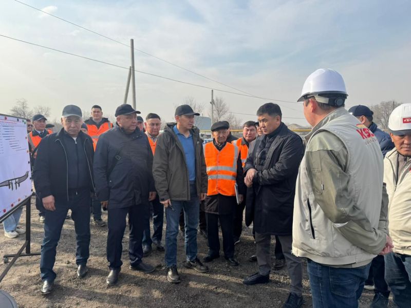 ҚТЖ басшылығы Алматының айналасындағы айналма теміржол желісінің құрылысын тексерді