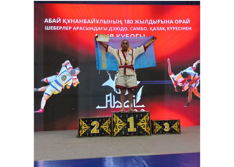 Железнодорожник стал призером чемпионата Азии по дзюдо и национальным видам борьбы