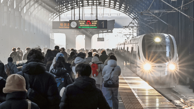 Қытай темір жолдары 2025 жылы 4,6 млрд жолаушы тасымалдаған