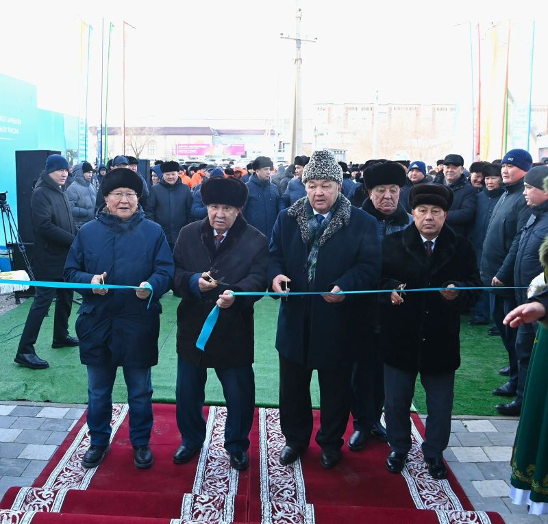 Қазалыда аспалы көпір пайдалануға берілді