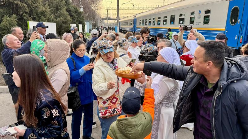 «Jibek Joly» пойызы алғаш рет Душанбе қаласына дейін ұзартылды