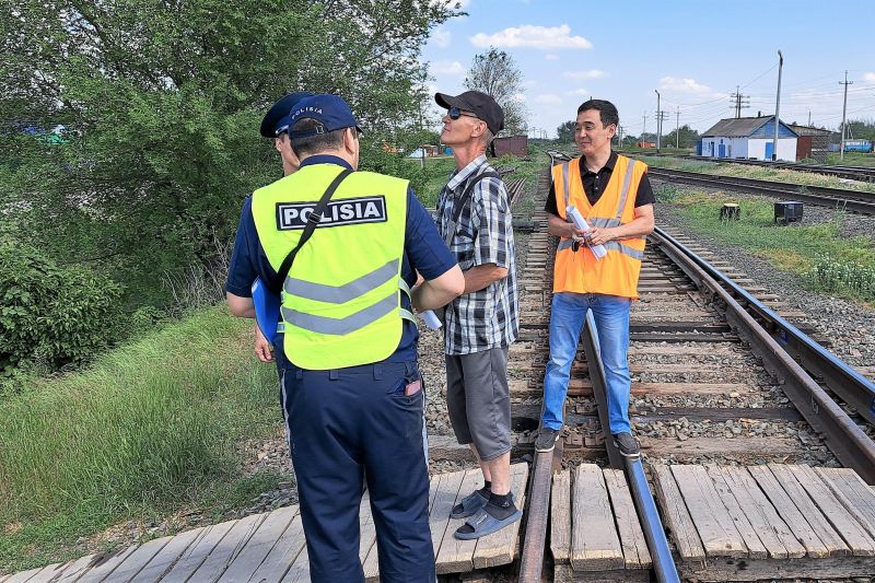 Железнодорожники и полицейские провели рейд на станции Жилаево
